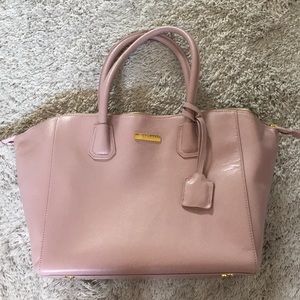 Joy & Iman Leather Pink tote